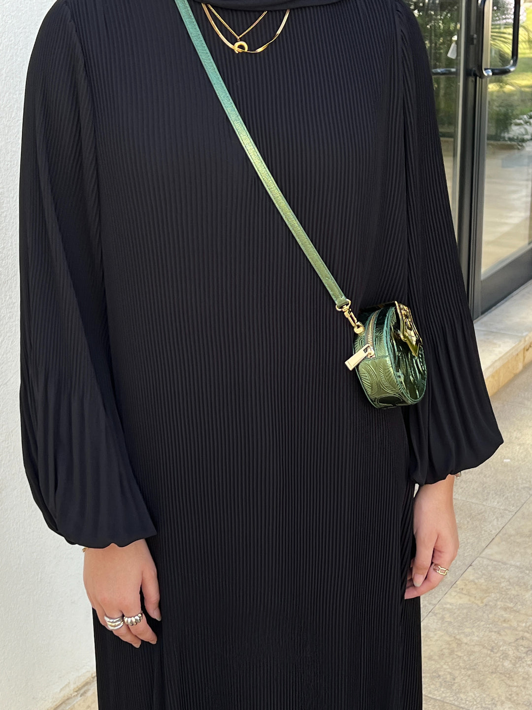 Dreamy Swirl Dress In Black