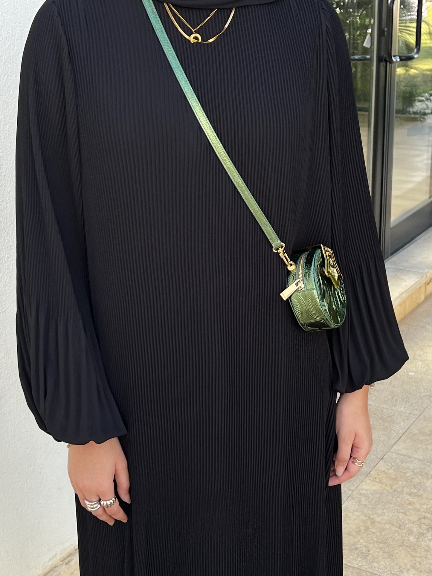 Dreamy Swirl Dress In Black