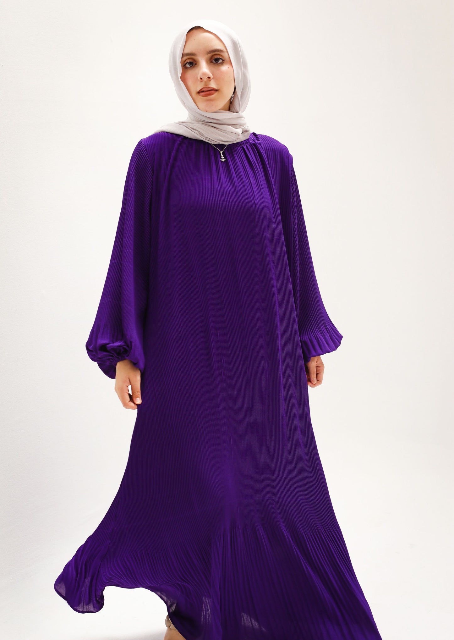 Dreamy Swirl Dress In Purple