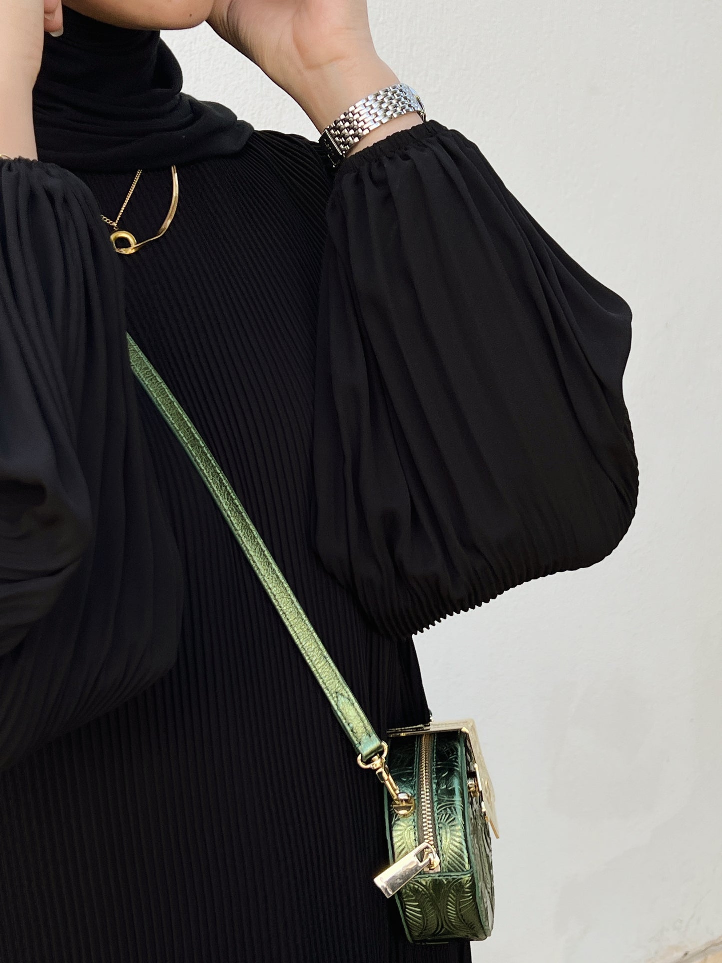 Dreamy Swirl Dress In Black