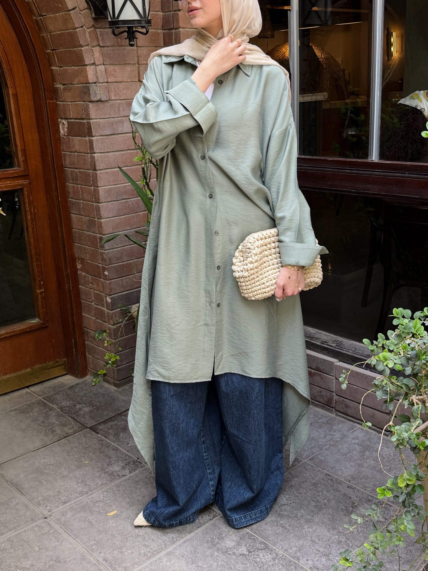The Ease Top In Light Olive