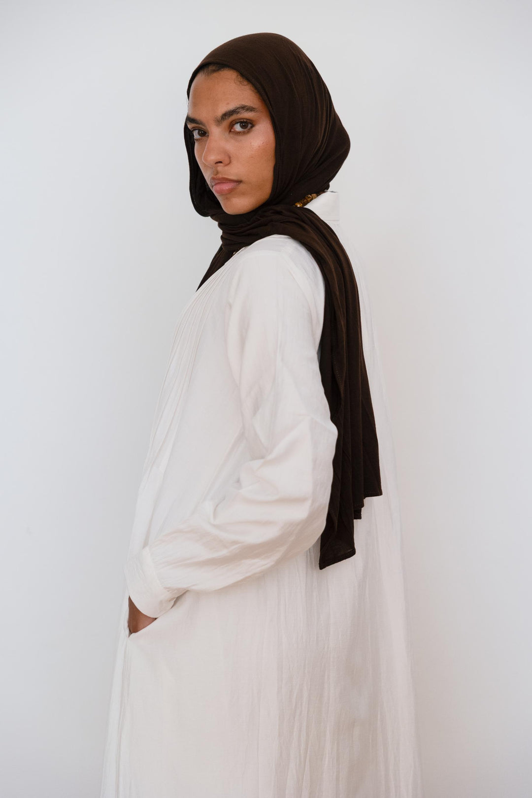 The Summer Pleat Shirt In White