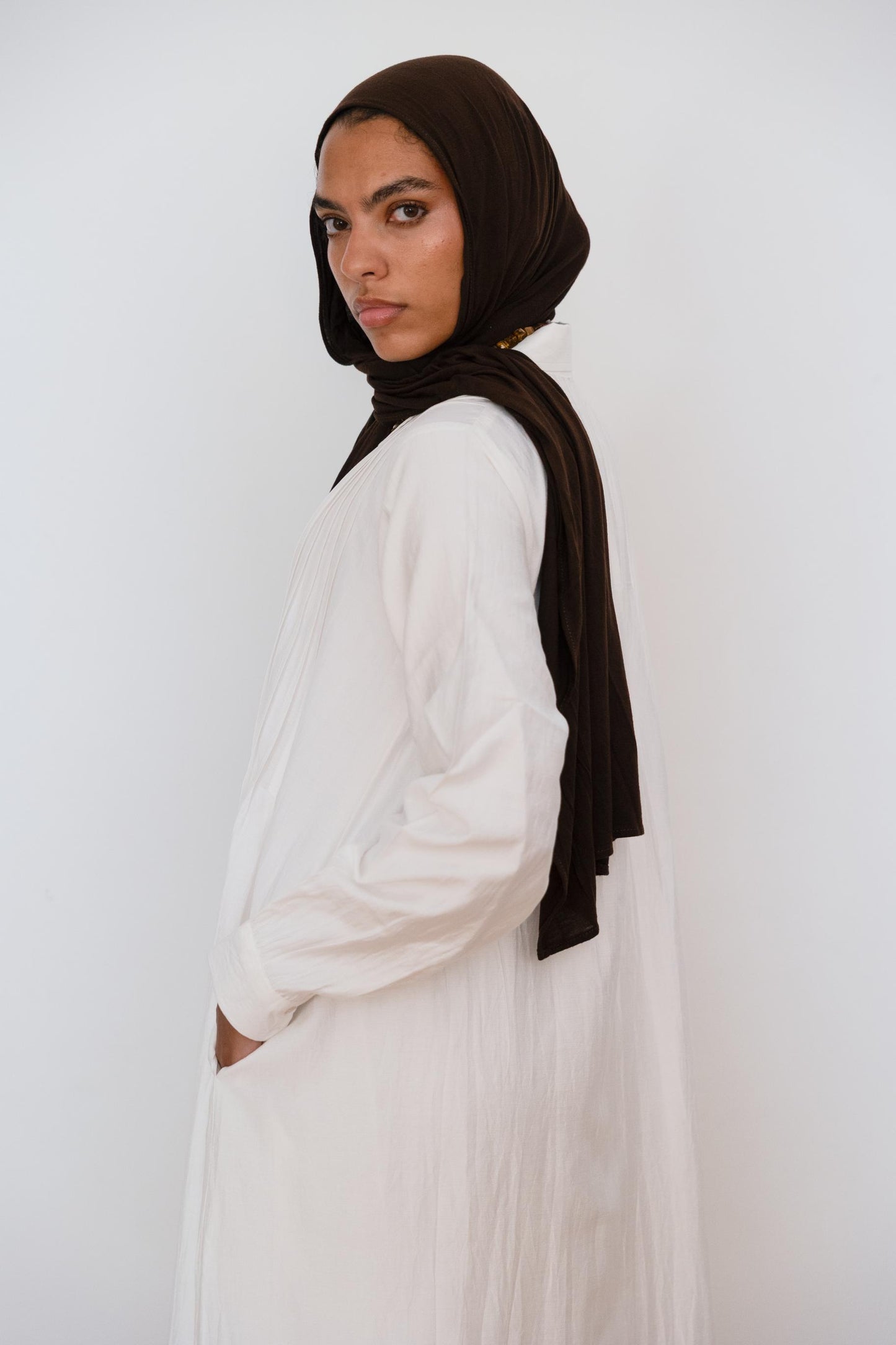The Summer Pleat Shirt In White