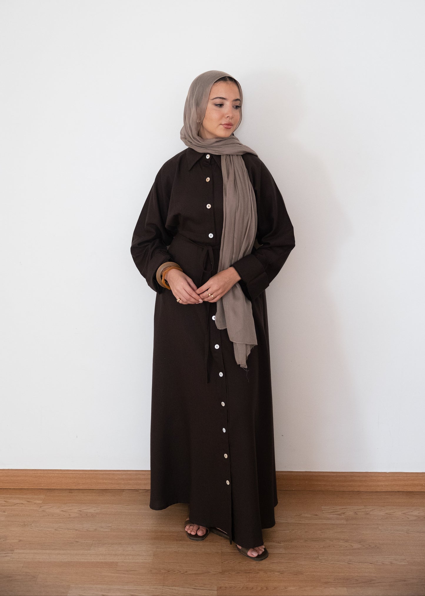 The Mare Dress In Brown