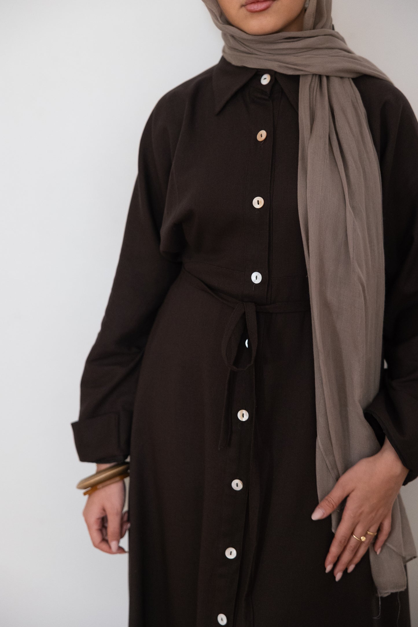 The Mare Dress In Brown