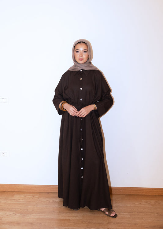 The Mare Dress In Brown