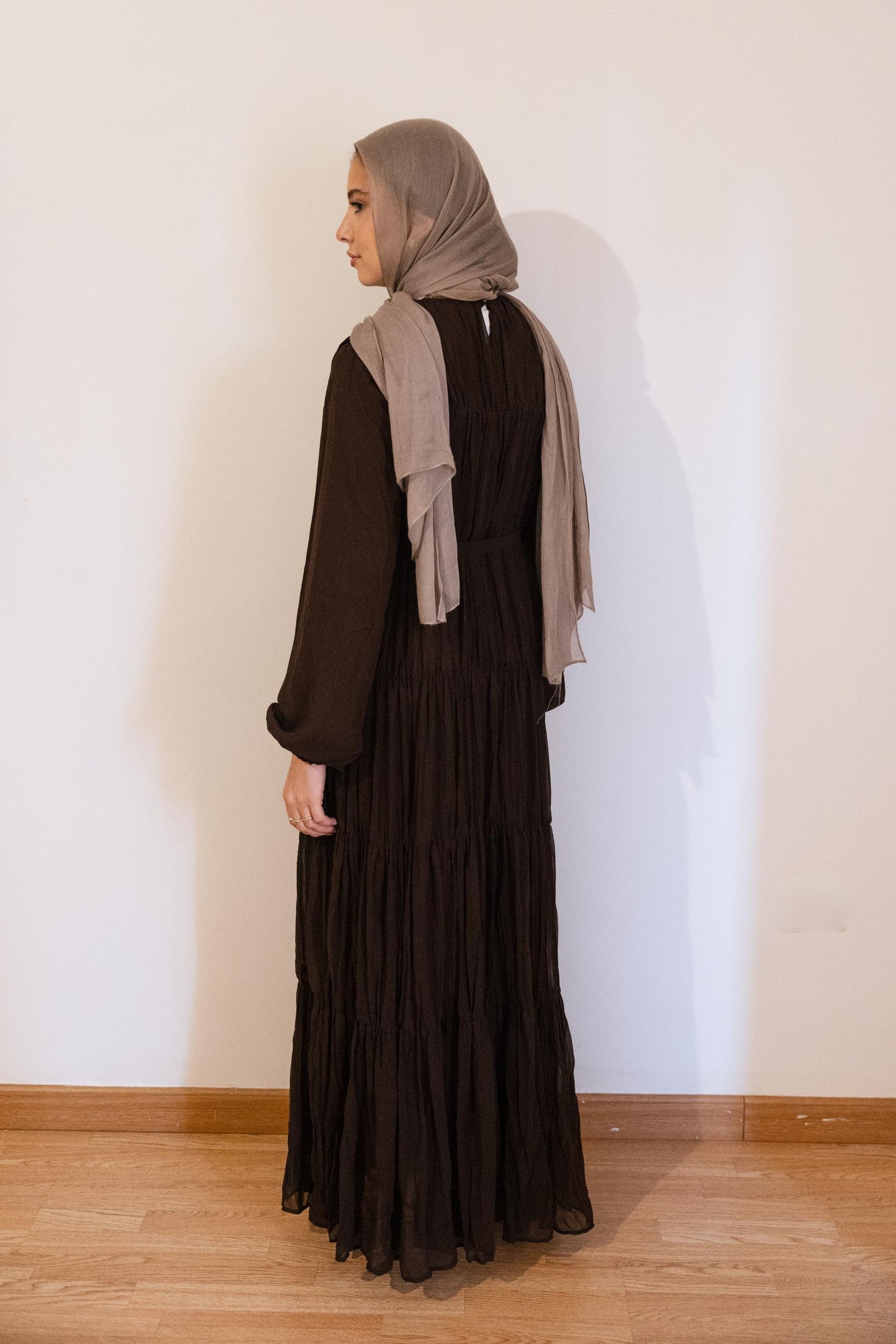 The Dreamfall Dress in Chocolate Brown
