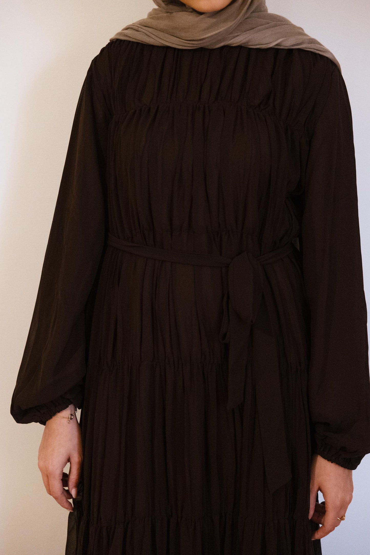 The Dreamfall Dress in Chocolate Brown