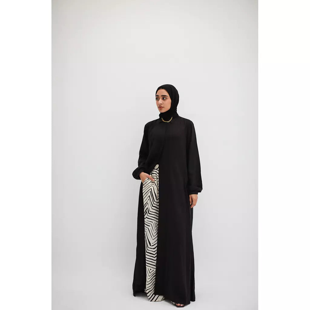 Black X White Linen Pants