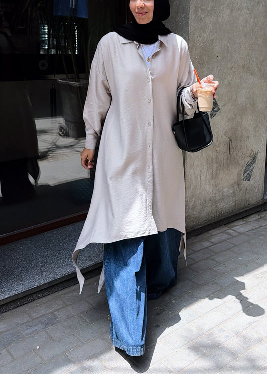 The Ease Top In Ash Gray