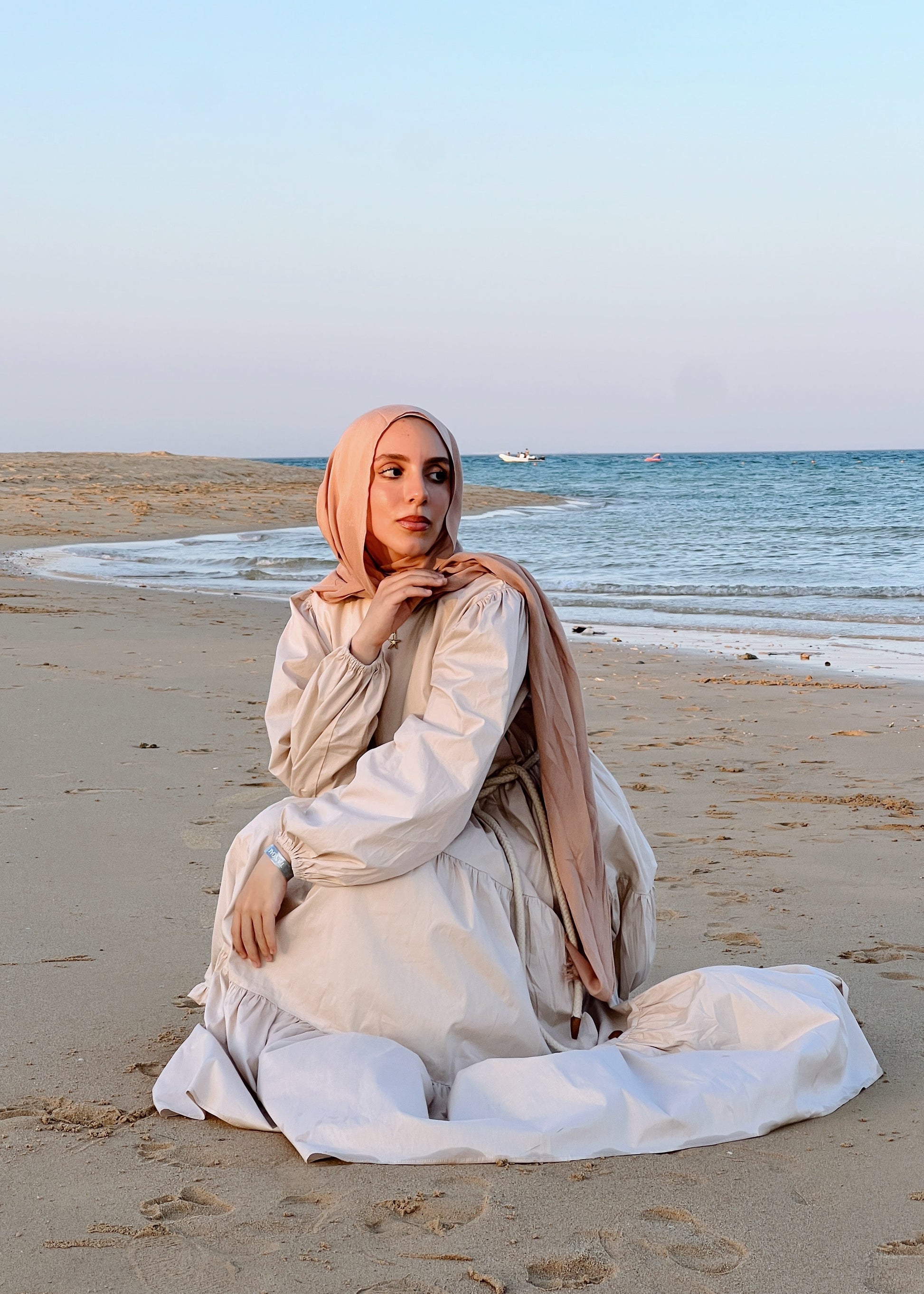 cream gypsy dress Poplin Gypsy Dress cream