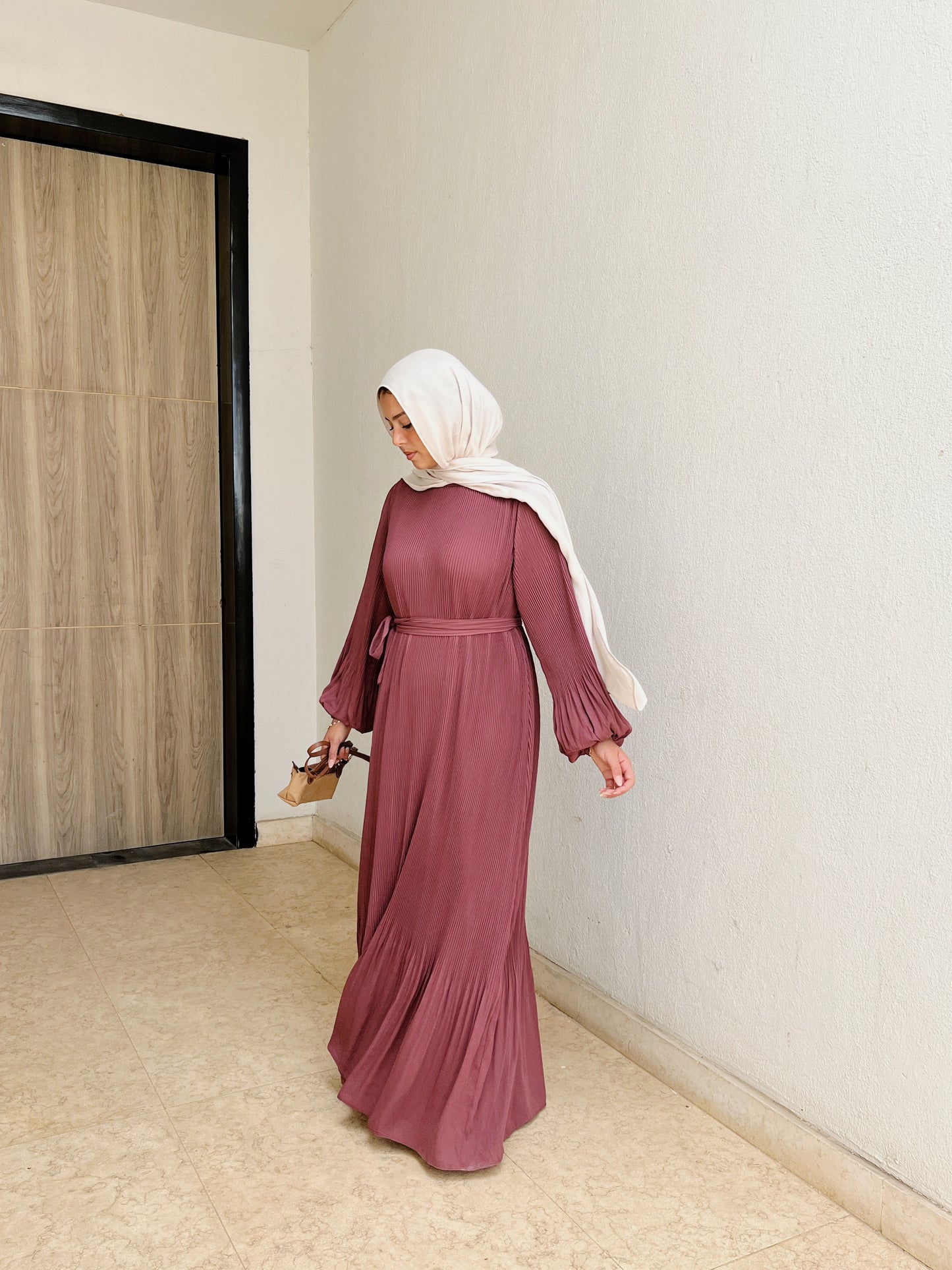 Dreamy Swirl Dress In Cashmere Rose