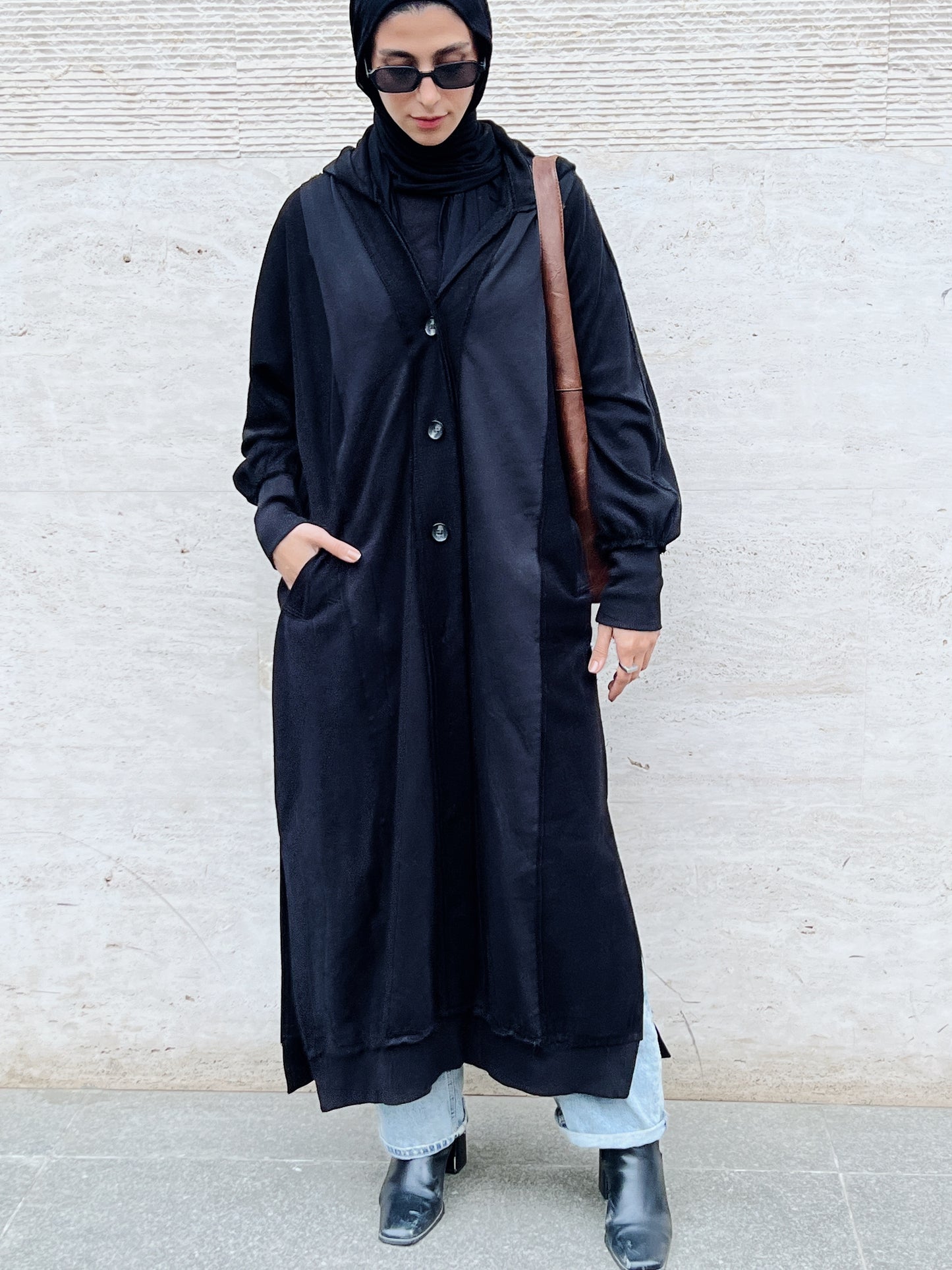 Snuggle Cardigan in Black