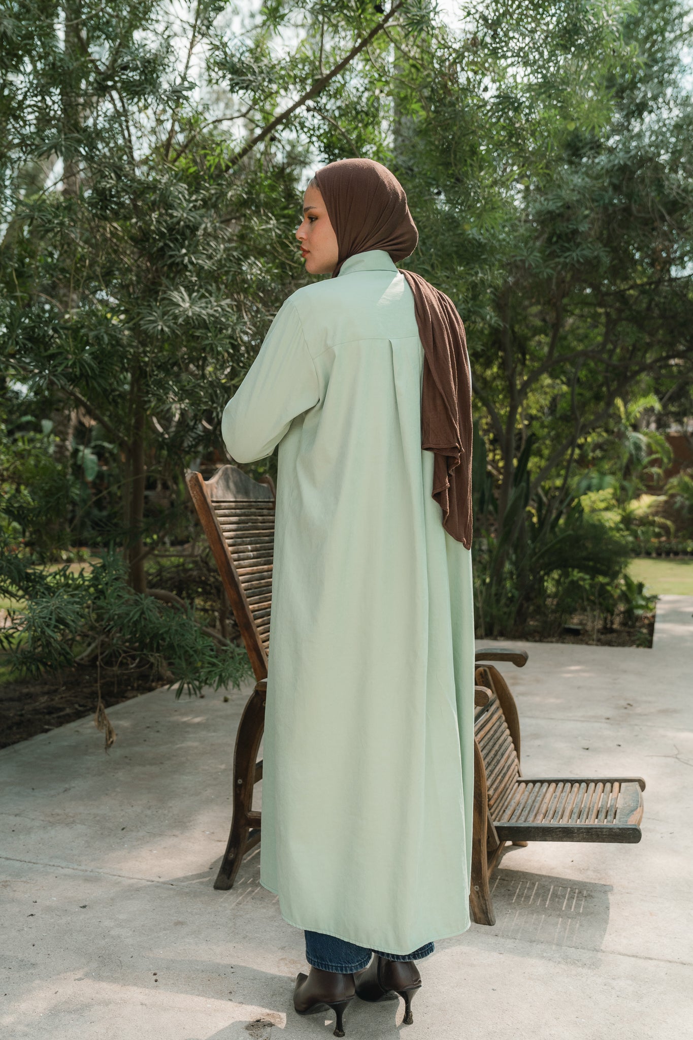 Overlap Shirt in Mint