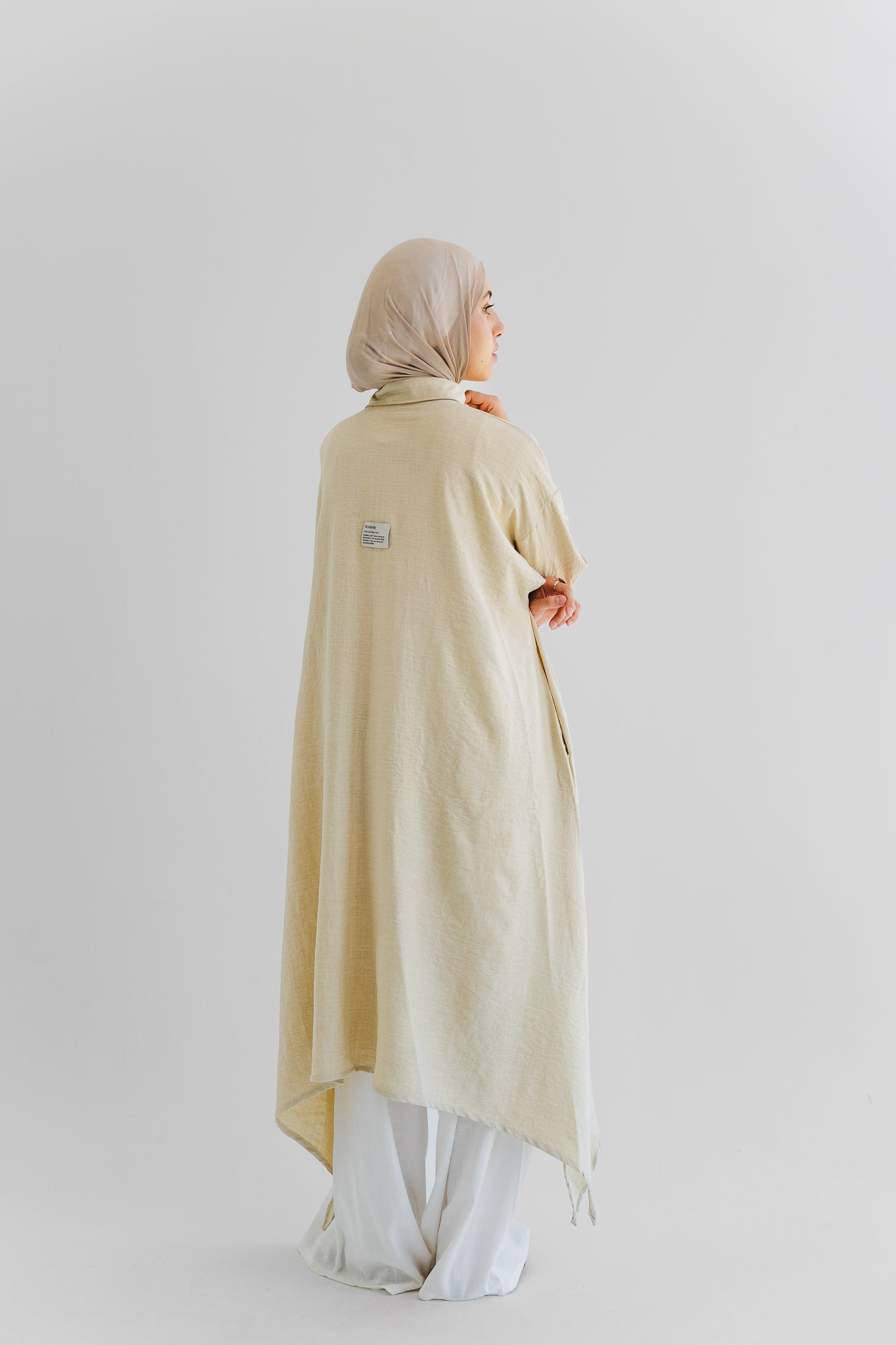The Ease Top In Ivory Beige