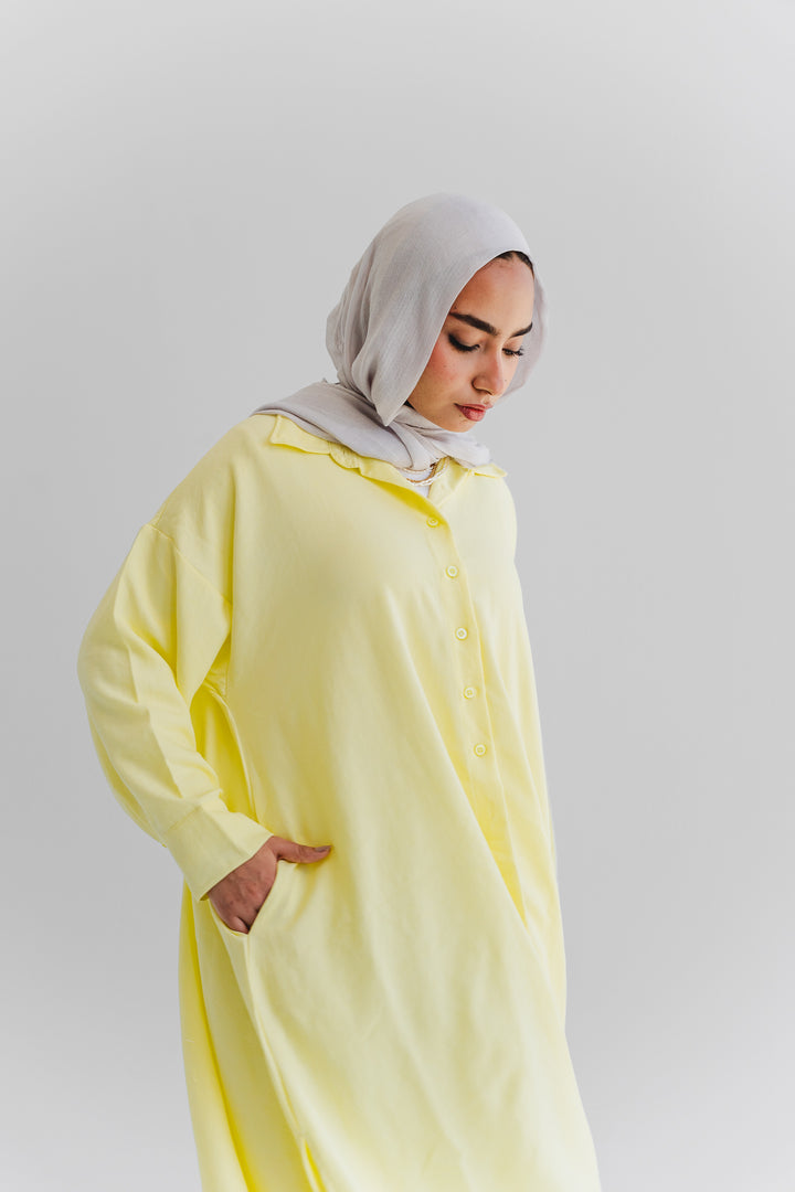 The Ease Top In Butter yellow