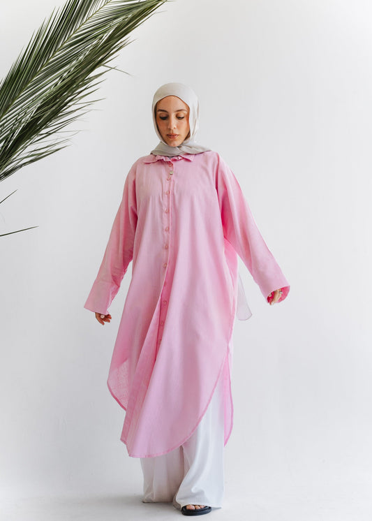 The Bayside Shirt In Light Pink