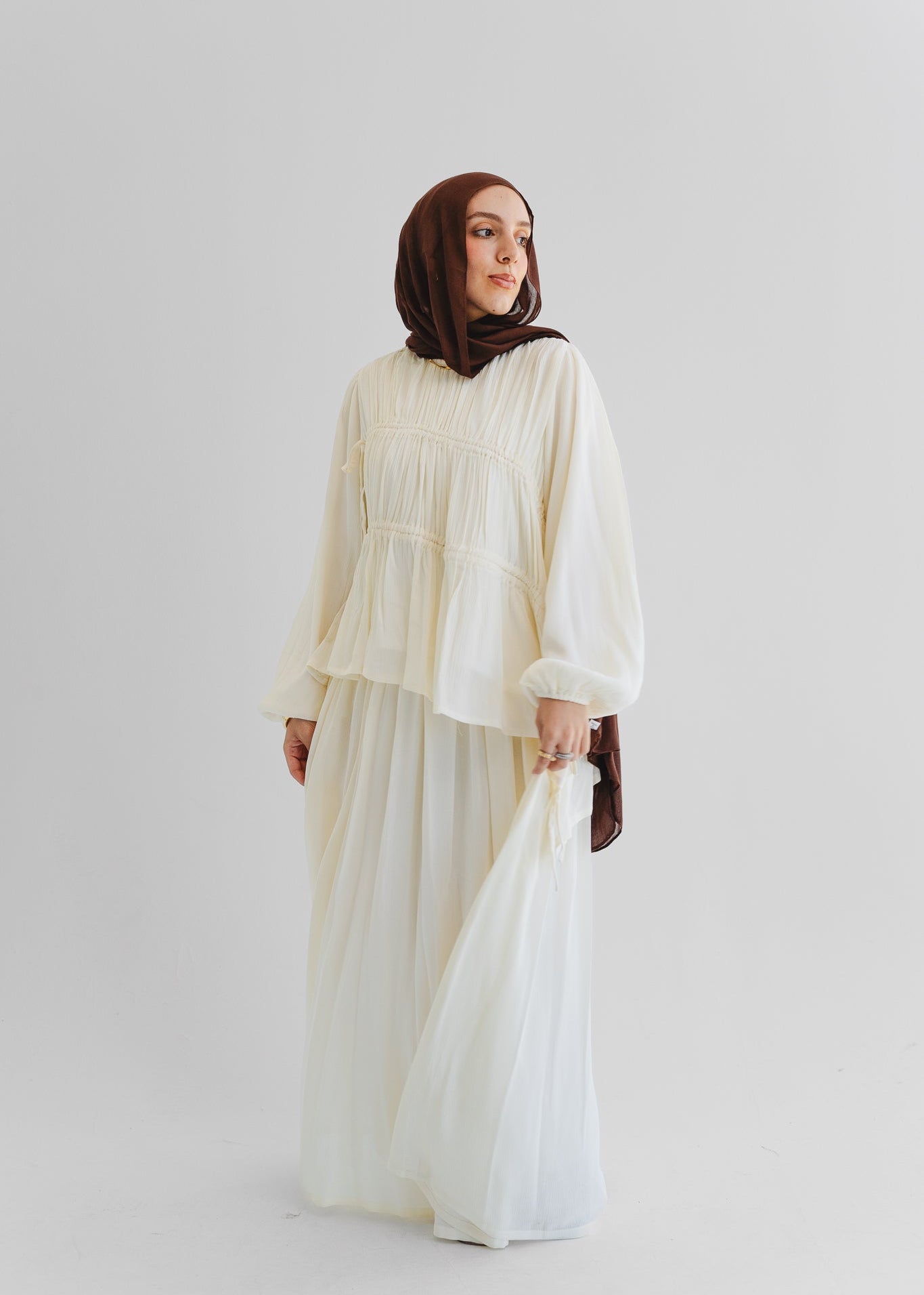 The Drape Flow Set In Off-white