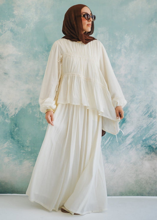 The Drape Flow Set In Off-white