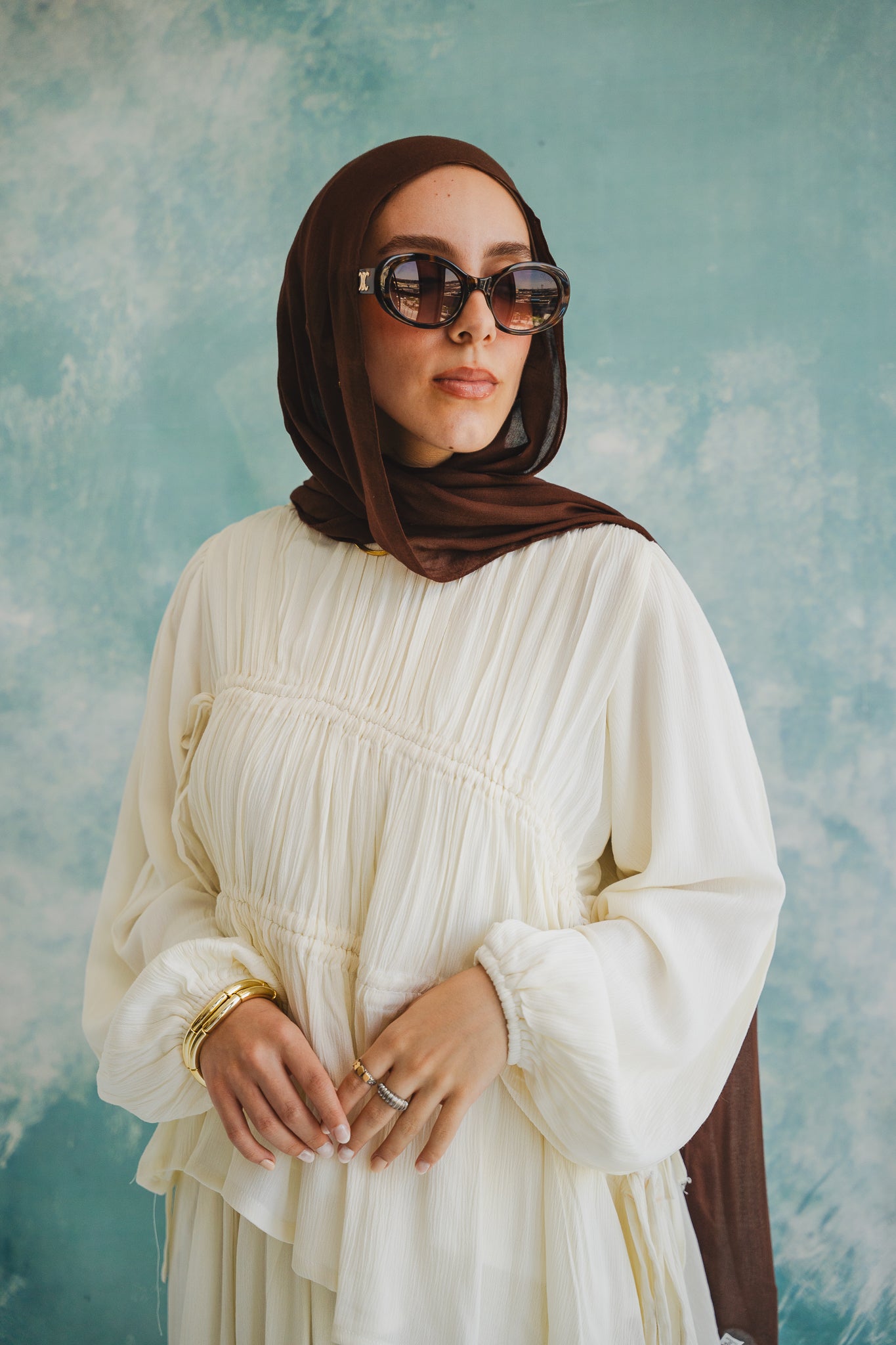 The Drape Flow Set In Off-white