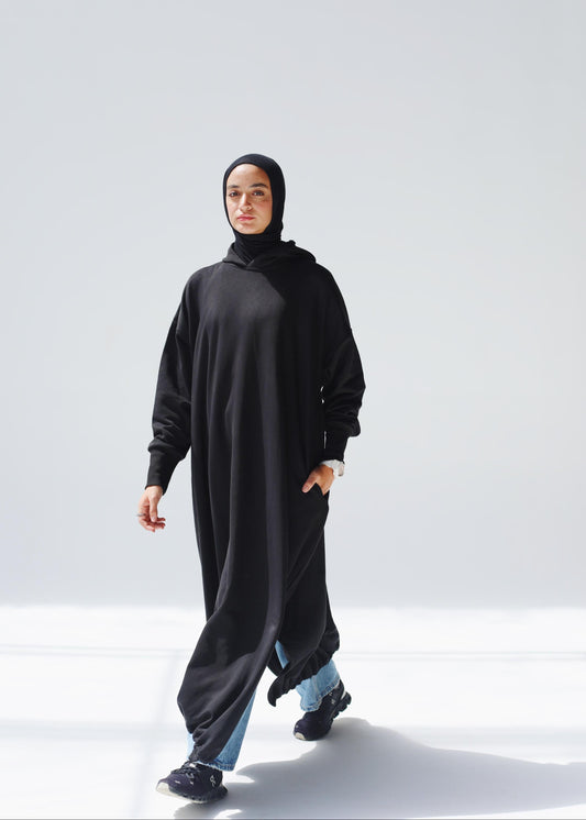 Street Ease Hoodie In Black