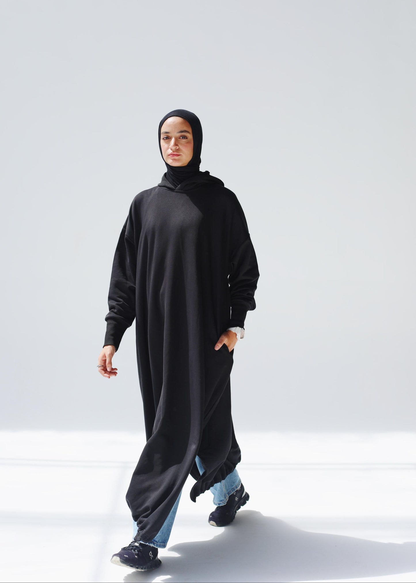 Street Ease Hoodie In Black