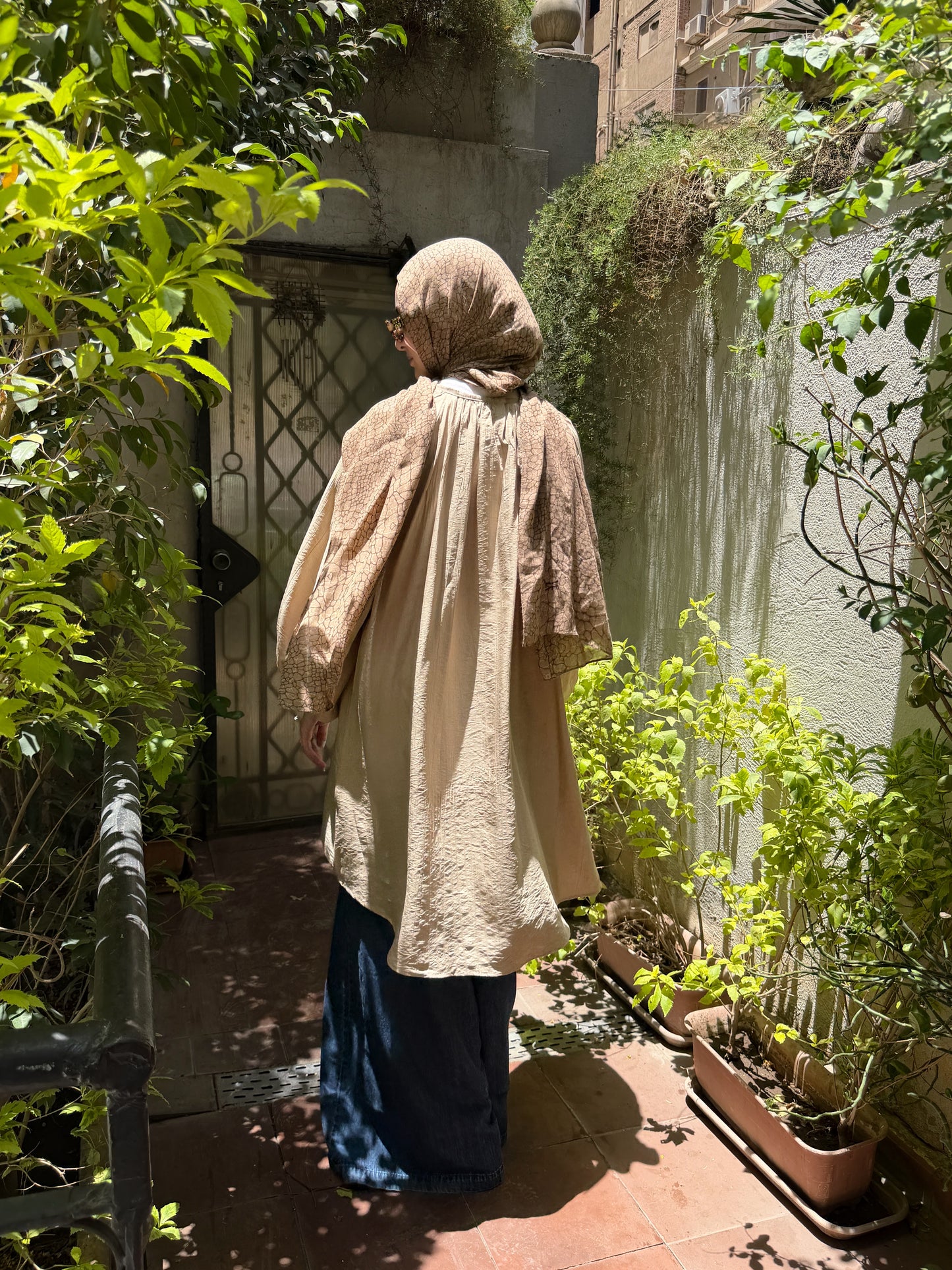 The Balloon Cloud Top in Sand Beige