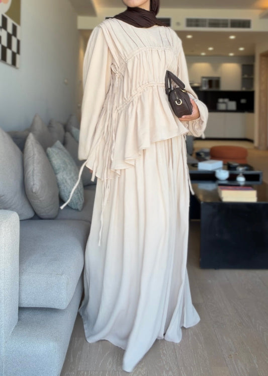 The Drape Flow Set In Beige