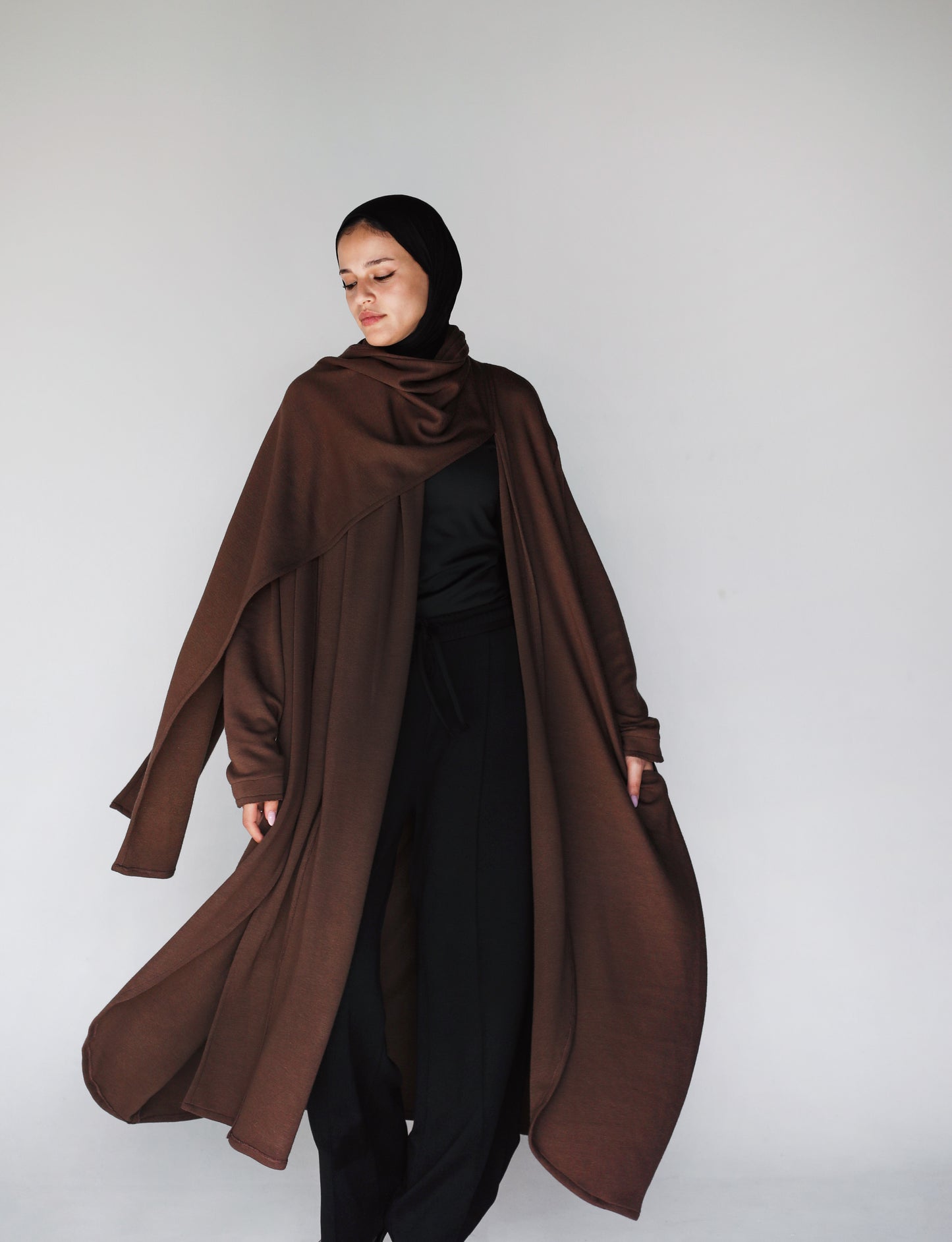 CoCoa Flow Raw Cardigan