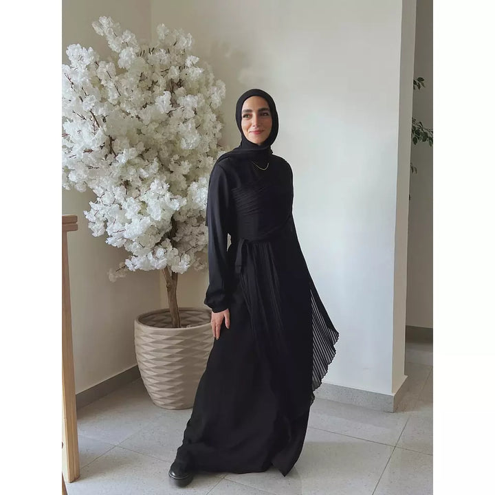 Roman Pleated Abaya