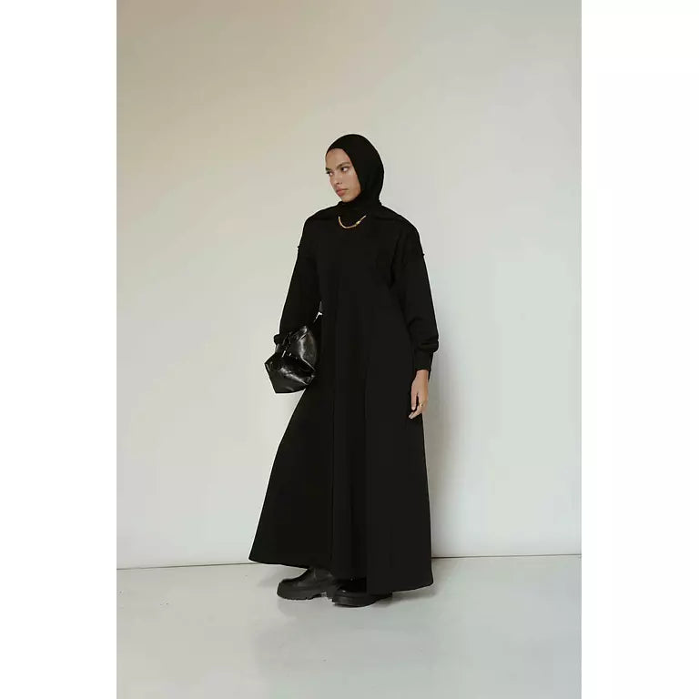 Seamline Dress in Black