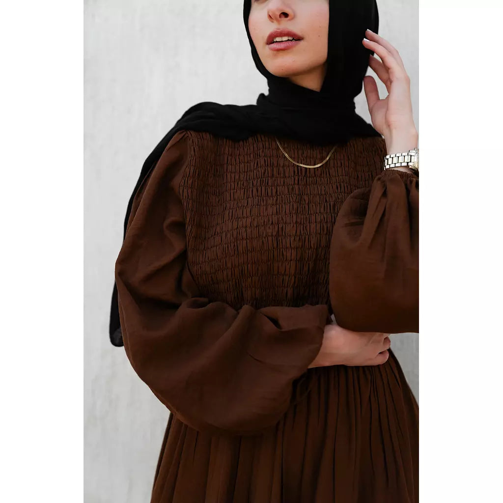 Weekend Wanderer Dress In Brown