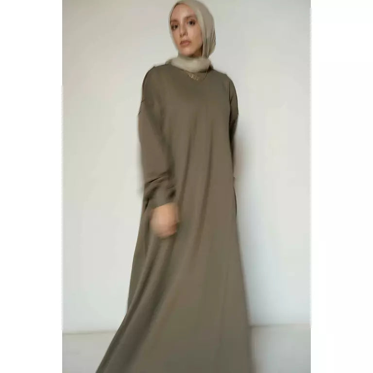Seamline Dress in Olive