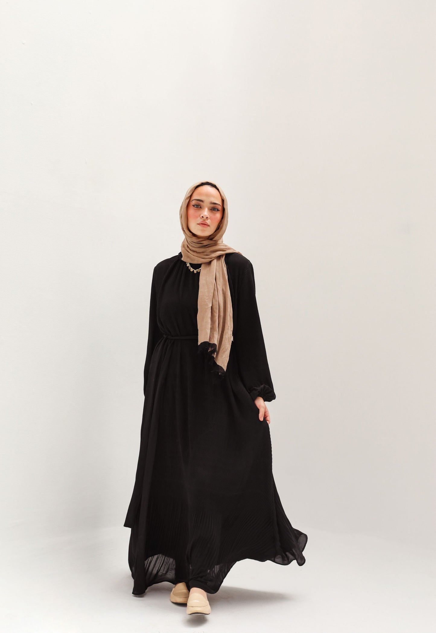 Dreamy Swirl Dress In Black