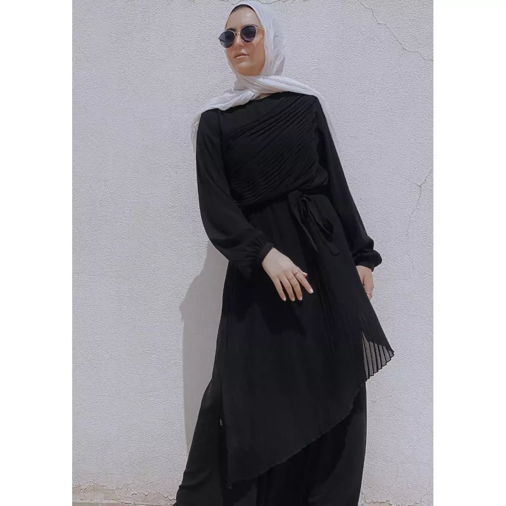 Roman Pleated Abaya