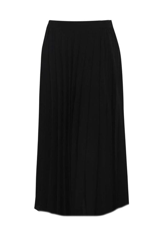 Basic Pleated Black Skirt