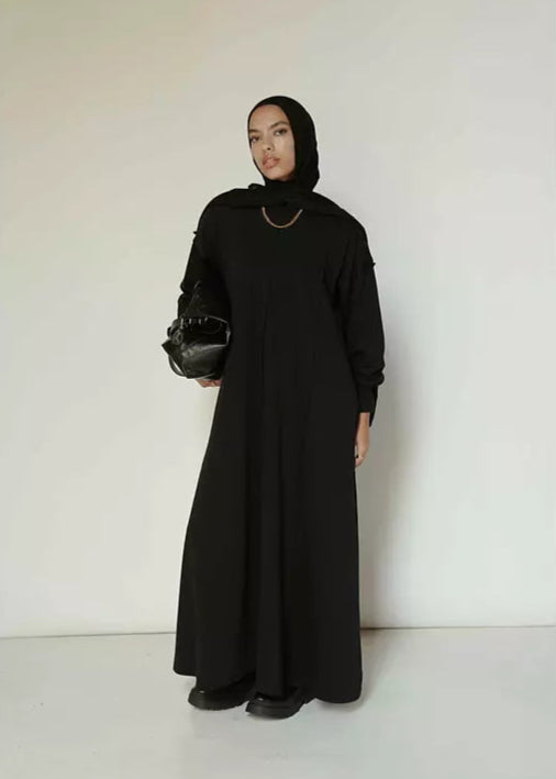 Seamline Dress in Black