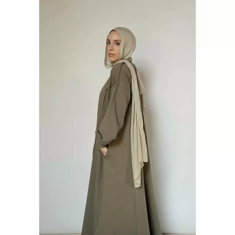 Seamline Dress in Olive