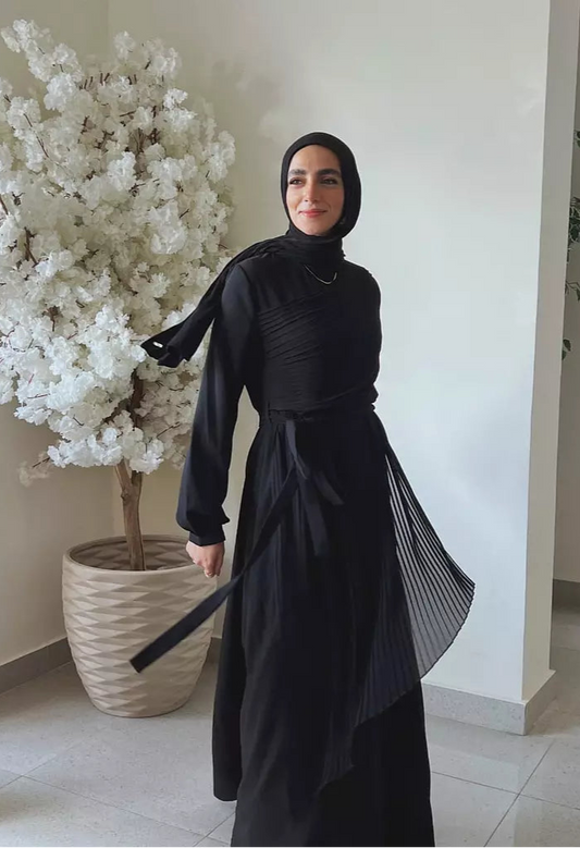 Roman Pleated Abaya