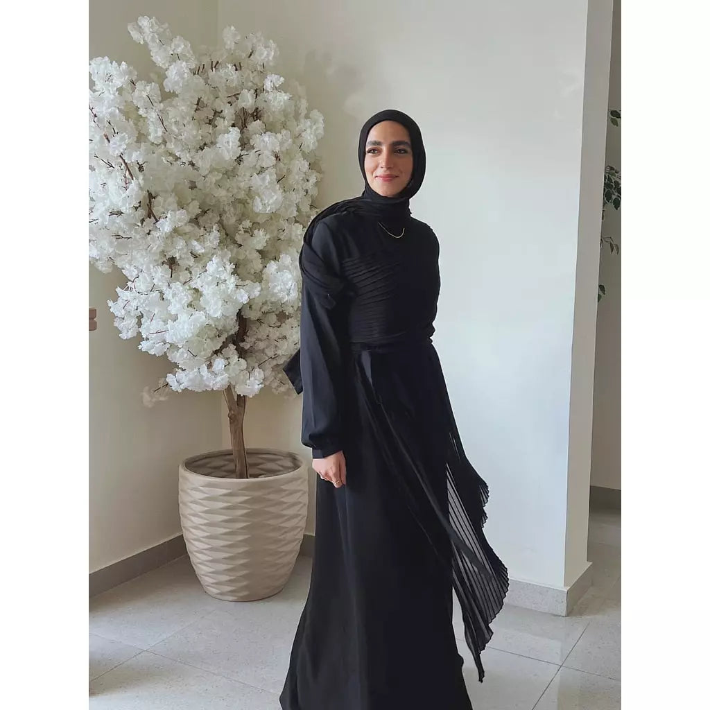 Roman Pleated Abaya