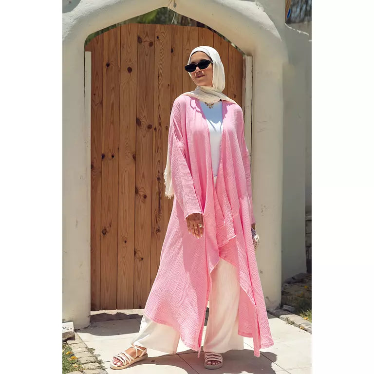 Waterfall Cardigan in Cotton Candy