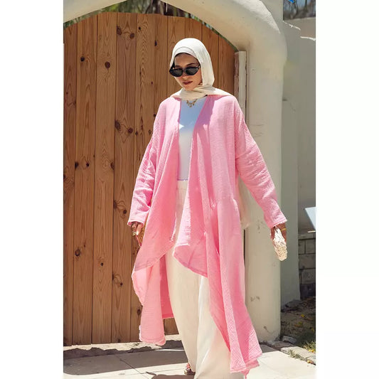 Waterfall Cardigan in Cotton Candy