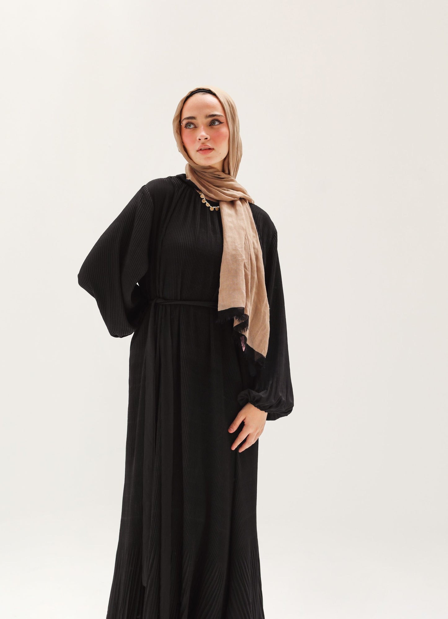 Dreamy Swirl Dress In Black